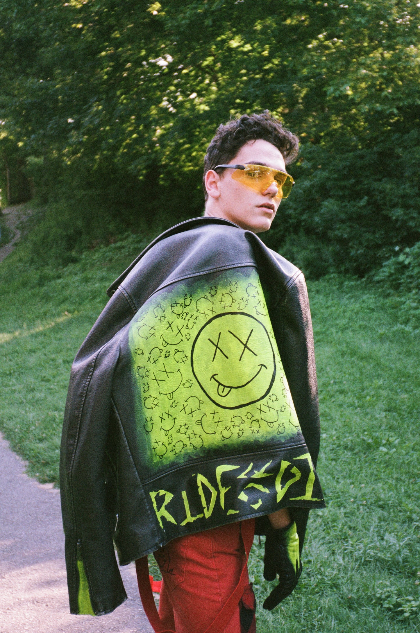 "RIDE" Biker Jacket