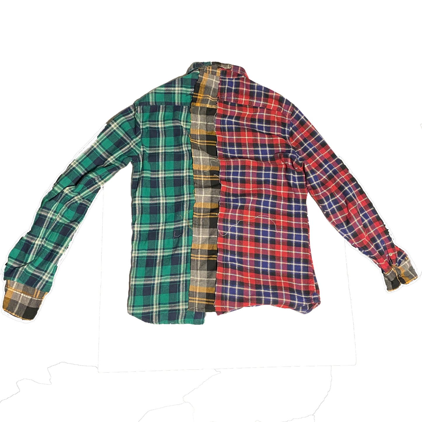 "PIECES" Flannel Button Up
