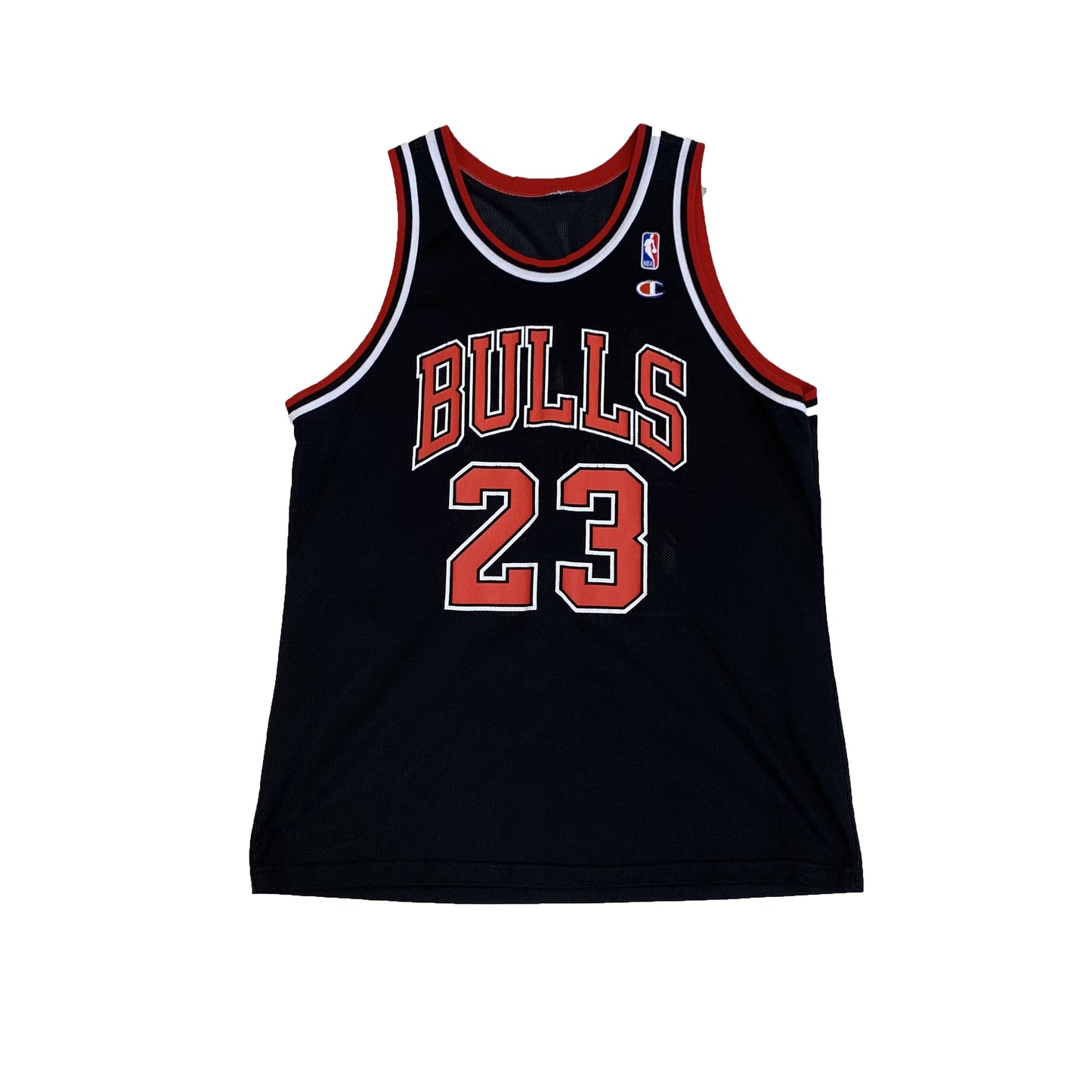 1990s Chicago Bulls Champion Jordan Jersey (Black)