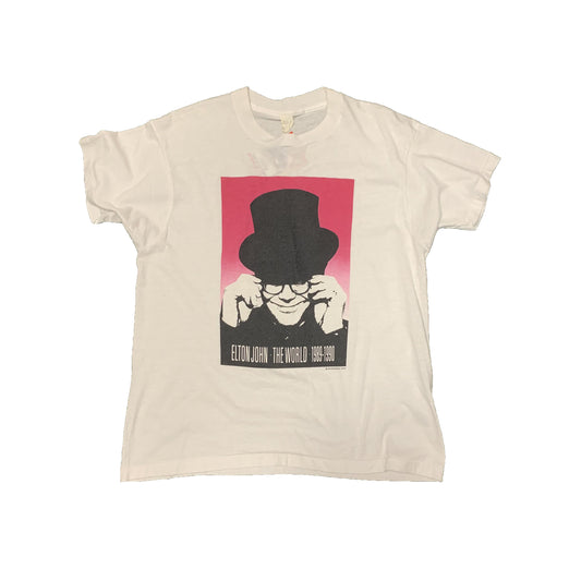 1989 Elton John The World Tour Tee