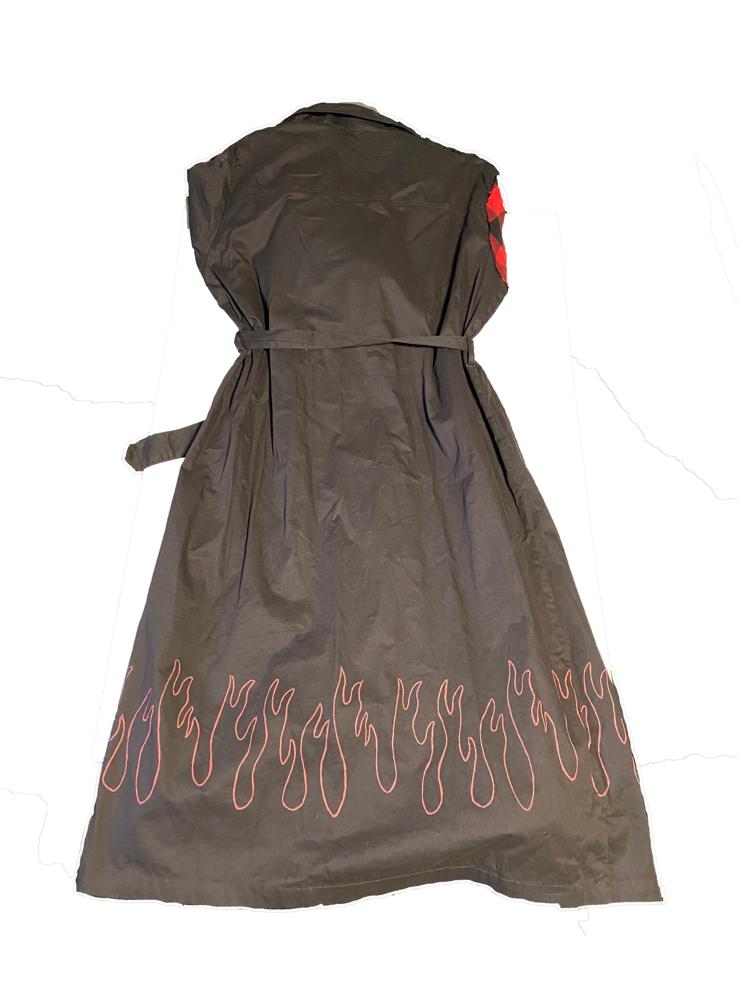 "BURNOUT" Trench Coat
