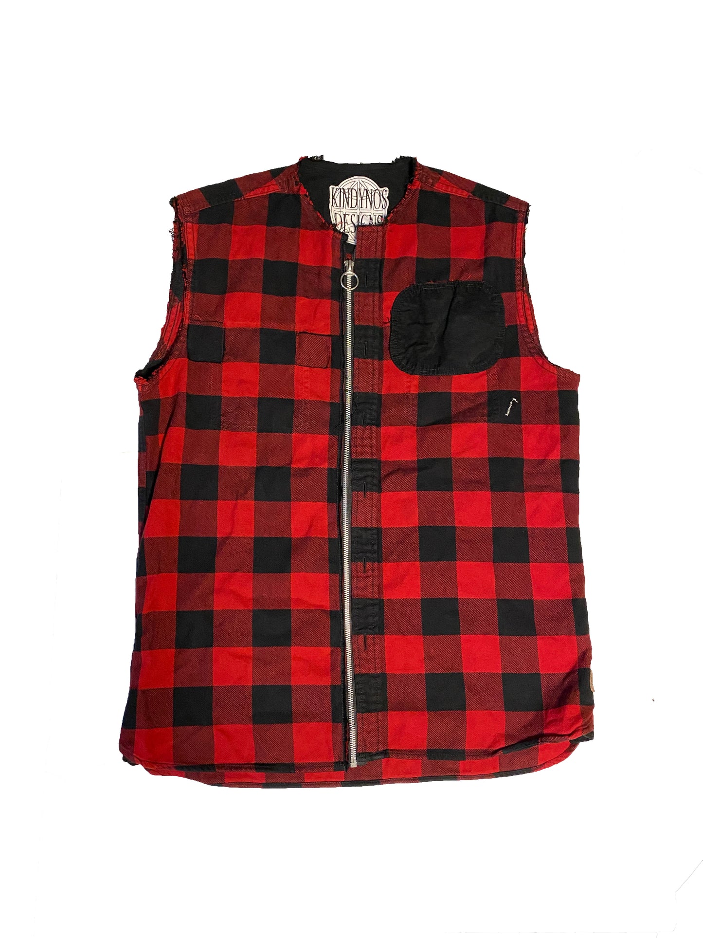 "PUNK" Flannel Vest