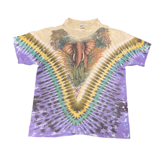 1990 Liquid Blue Elephant Tee