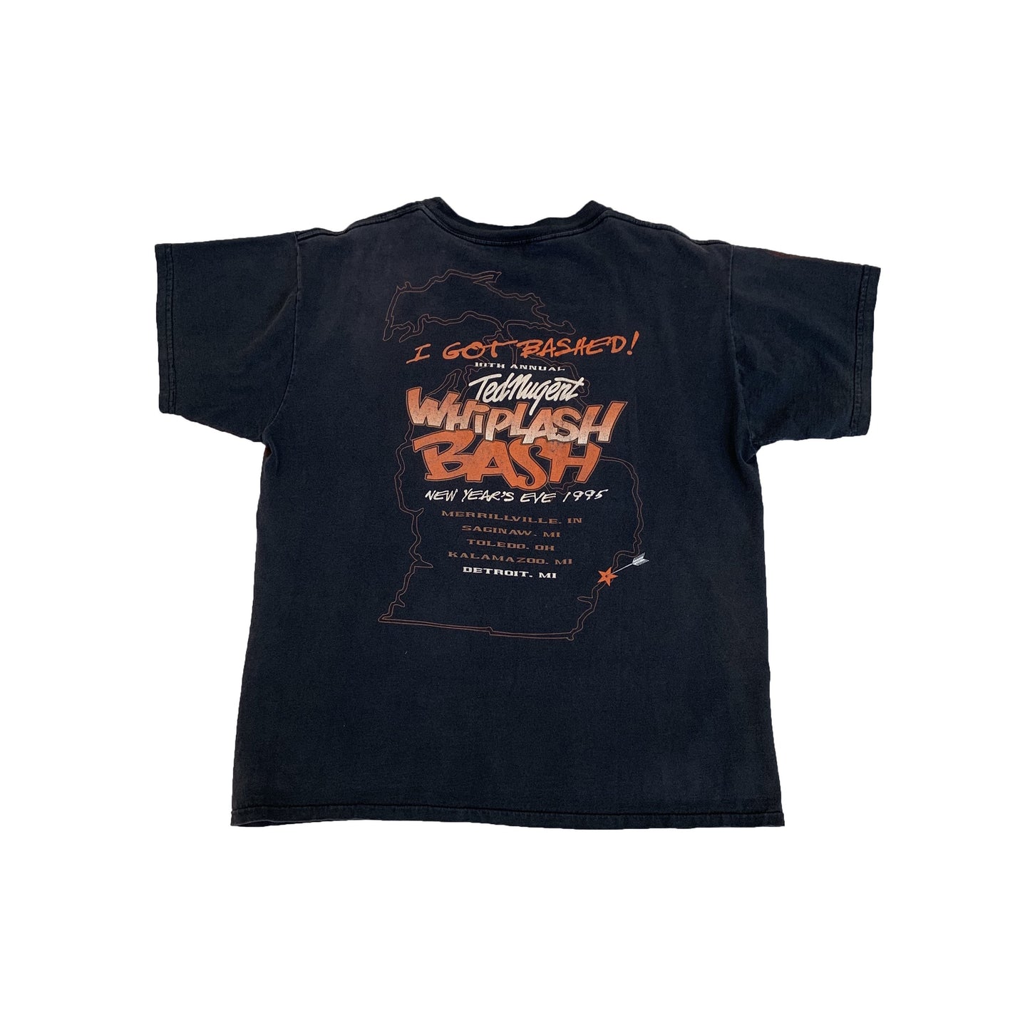 1995 Ted Nugent "Whiplash Bash" Tee